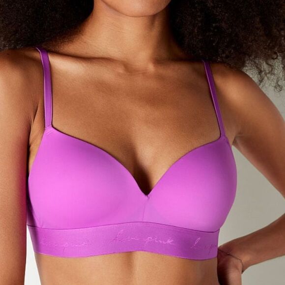 Victoria Secret PINK
Wear Everywhere Wireless Push-Up Bra BLACK 36DD Nwt - Picture 1 of 7